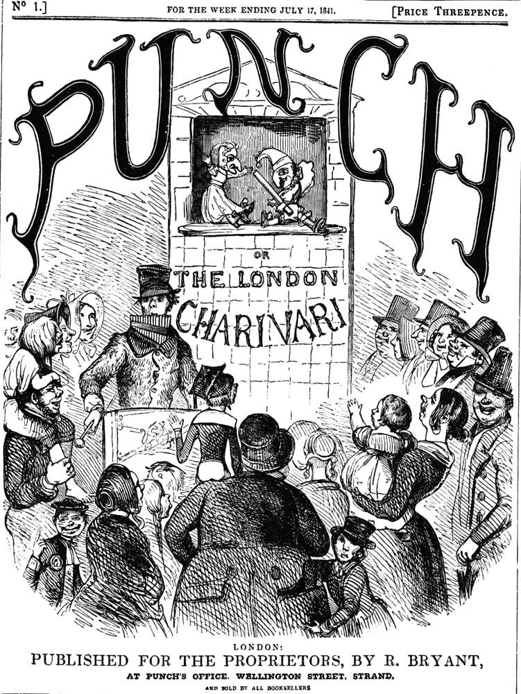Figure 2 Cover of the first number of Punch or the London Charivari on sale as Mayhew paced the Strand